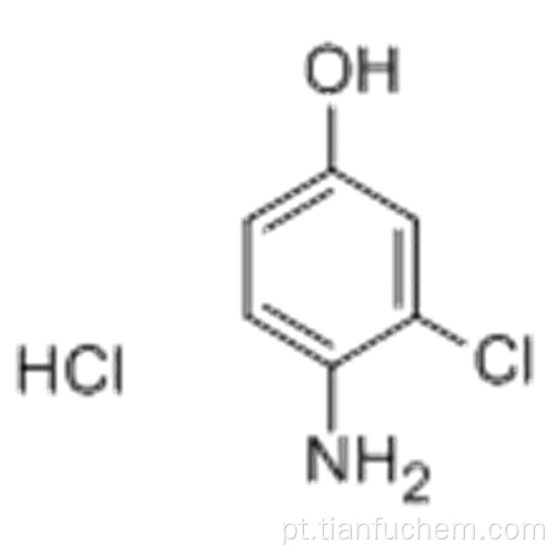 Fenol, 4-amino-3-cloro-, cloridrato (1: 1) CAS 52671-64-4